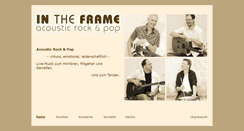 Desktop Screenshot of intheframe.de